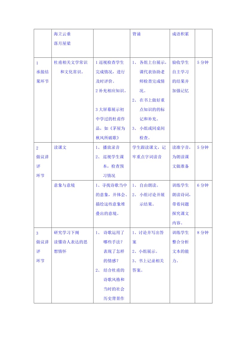 最新 高中语文必修三教案：5登高第一课时 .doc_第2页