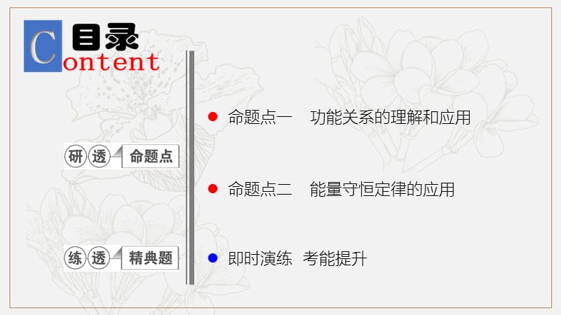 2019物理金版大一轮课件：第5章 专题六　功能关系　能量守恒定律 .ppt_第2页