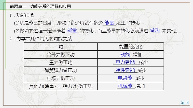 2019物理金版大一轮课件：第5章 专题六　功能关系　能量守恒定律 .ppt_第3页