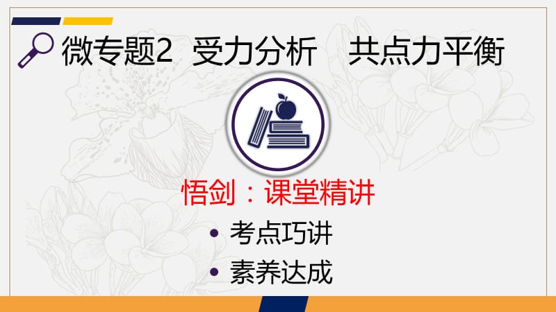 2020新亮剑高考物理总复习课件：第二单元 相互作用 微专题2 .ppt_第2页