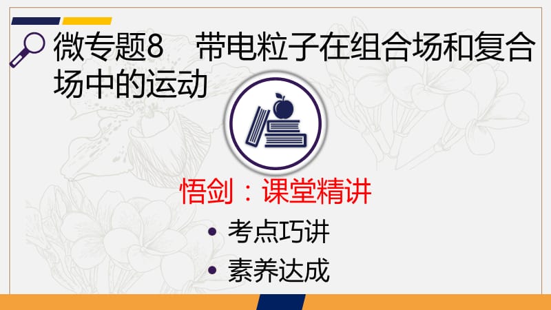 2020新亮剑高考物理总复习课件：第九单元 磁场 微专题8 .ppt_第2页