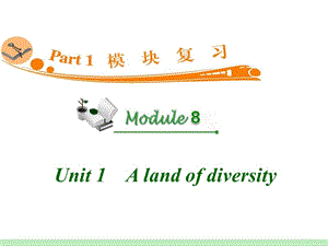 高中英语复习PPT课件：M8_Unit_1　A_land_of_diversity_.ppt