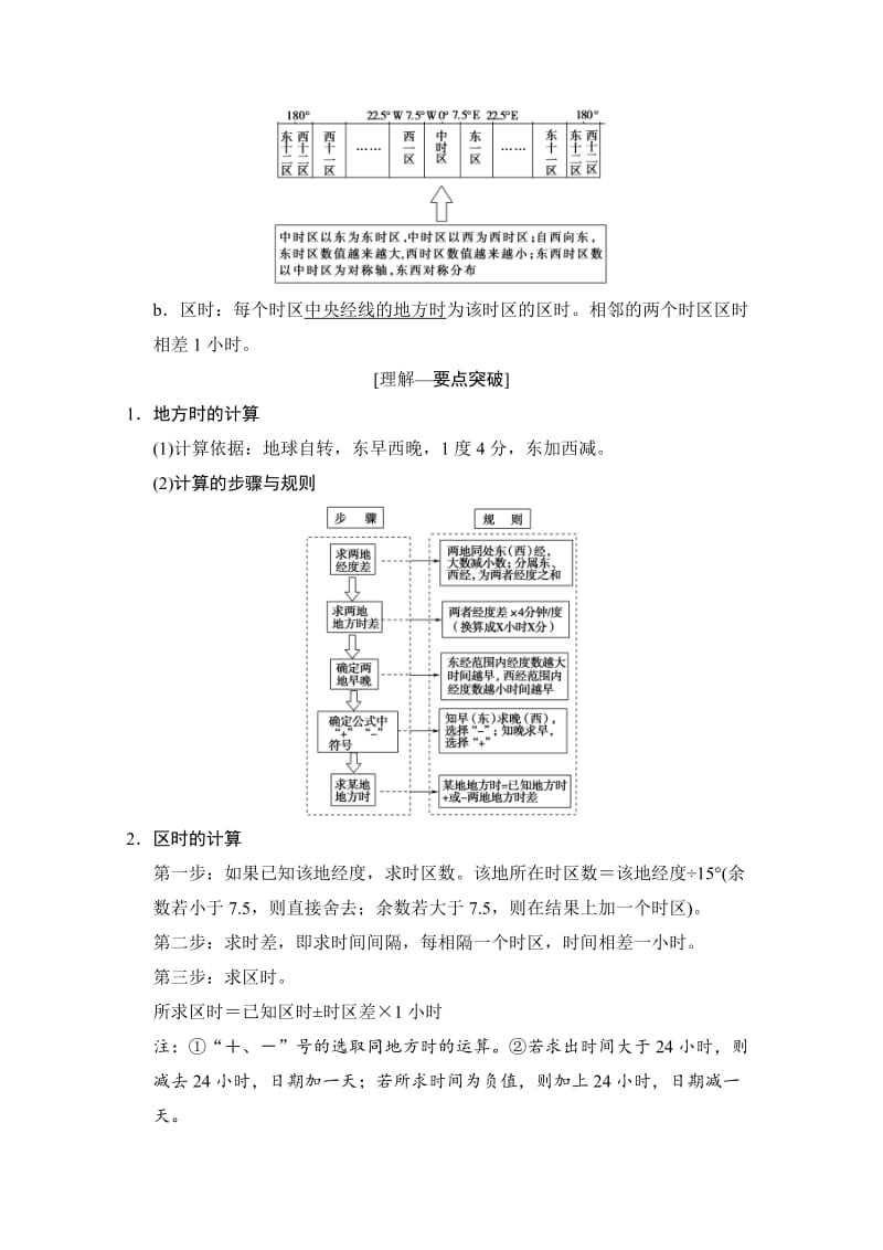 【最新】【湘教版】高三一轮讲练：第4讲-地球的自转及其地理意义（含答案）.doc_第3页