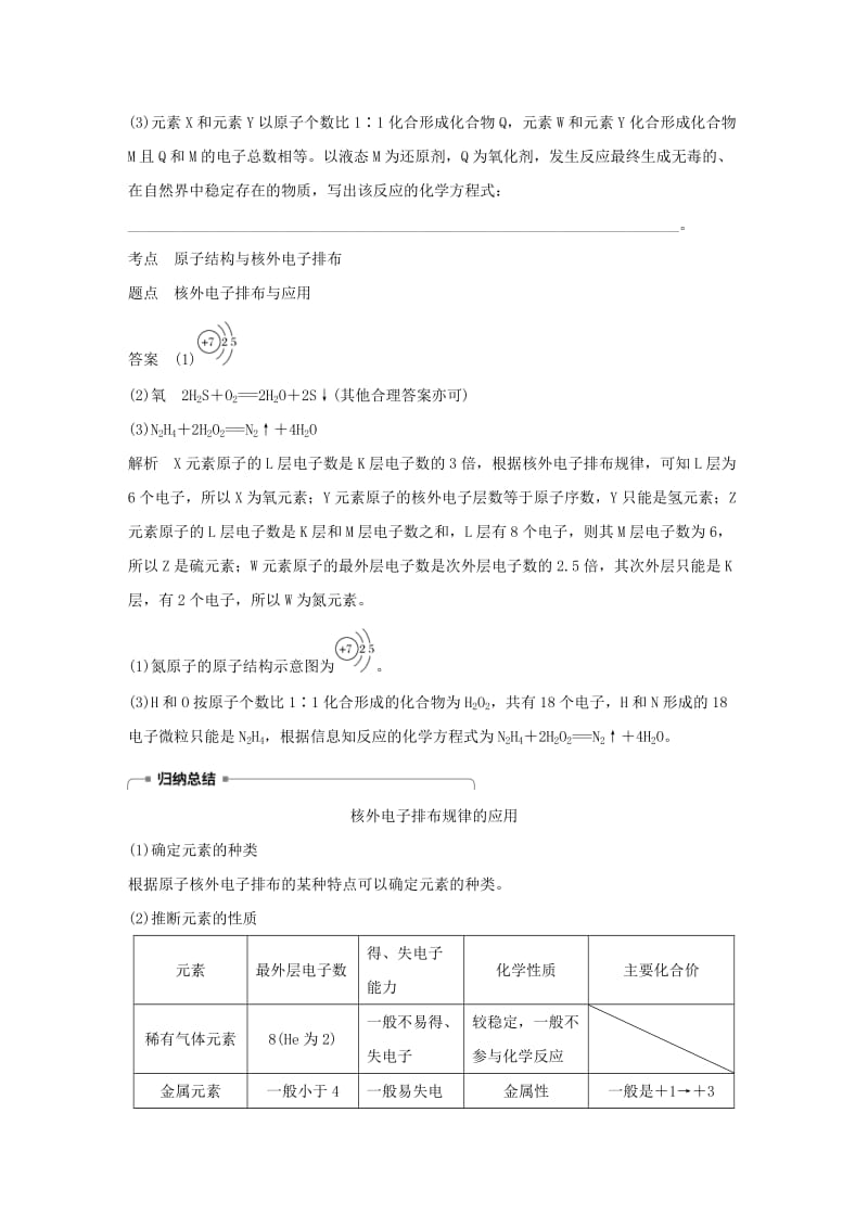 [最新]高中化学第1章原子结构与元素周期律微型专题重点突破一学案鲁科版必修2.doc_第2页