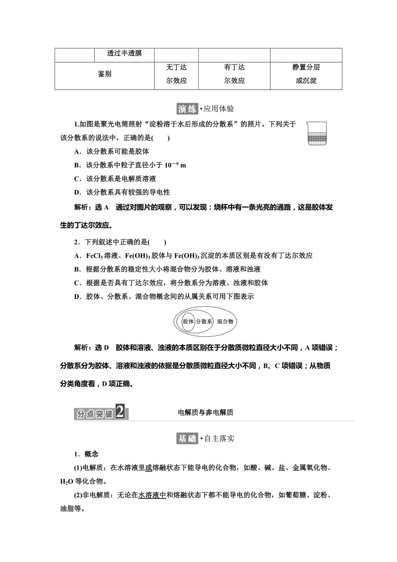 [最新]高中化学苏教版必修1教学案：专题1 第一单元 第四课时　物质的分散系 Word版含解析.doc_第3页