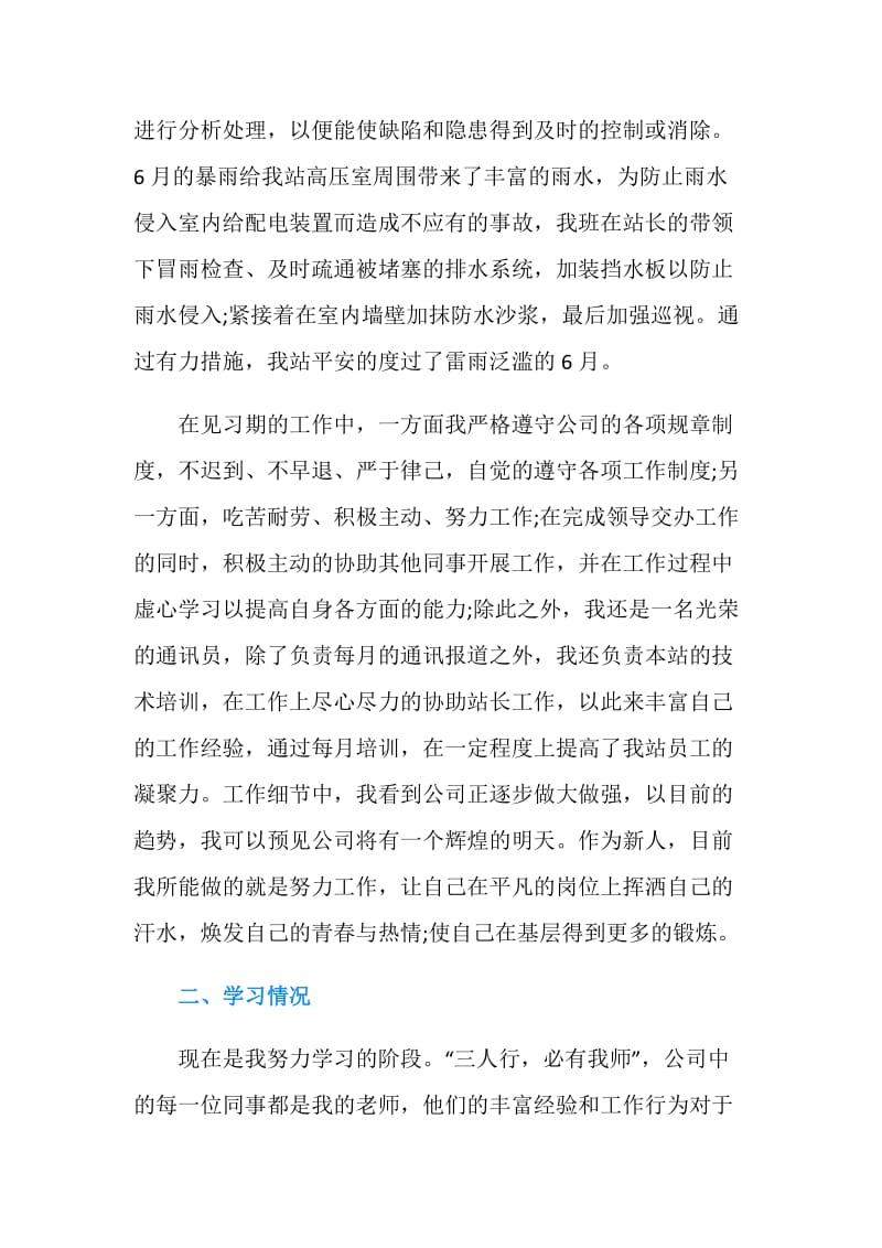 公司见习生试用期个人工作总结.doc_第2页