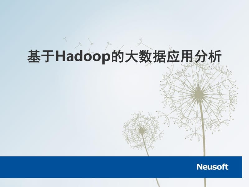 基于Hadoop的大数据应用分析(PPT45张).pdf_第1页