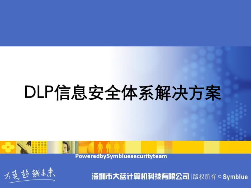 DLP信息安全体系解决方案(PPT38张).pdf_第1页