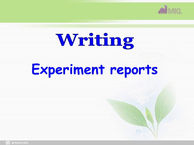 高中英语 Unit4Exploring plants-Writing课件 新人教选修9.ppt_第1页