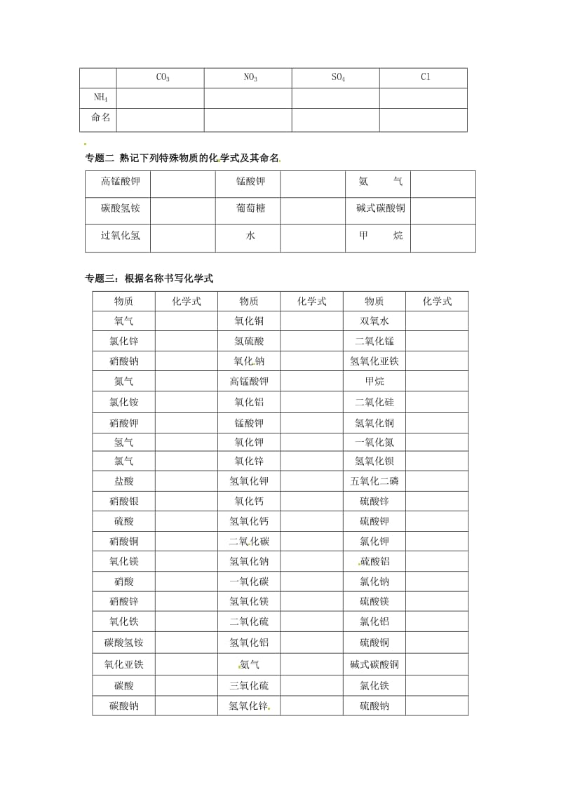 [最新]沪教版九年级化学：3.3《物质的组成第3课时》习题课教案.doc_第3页