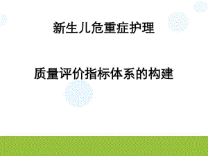 新生儿危重症护理质量评价指标体系的构建(PPT60张).pdf