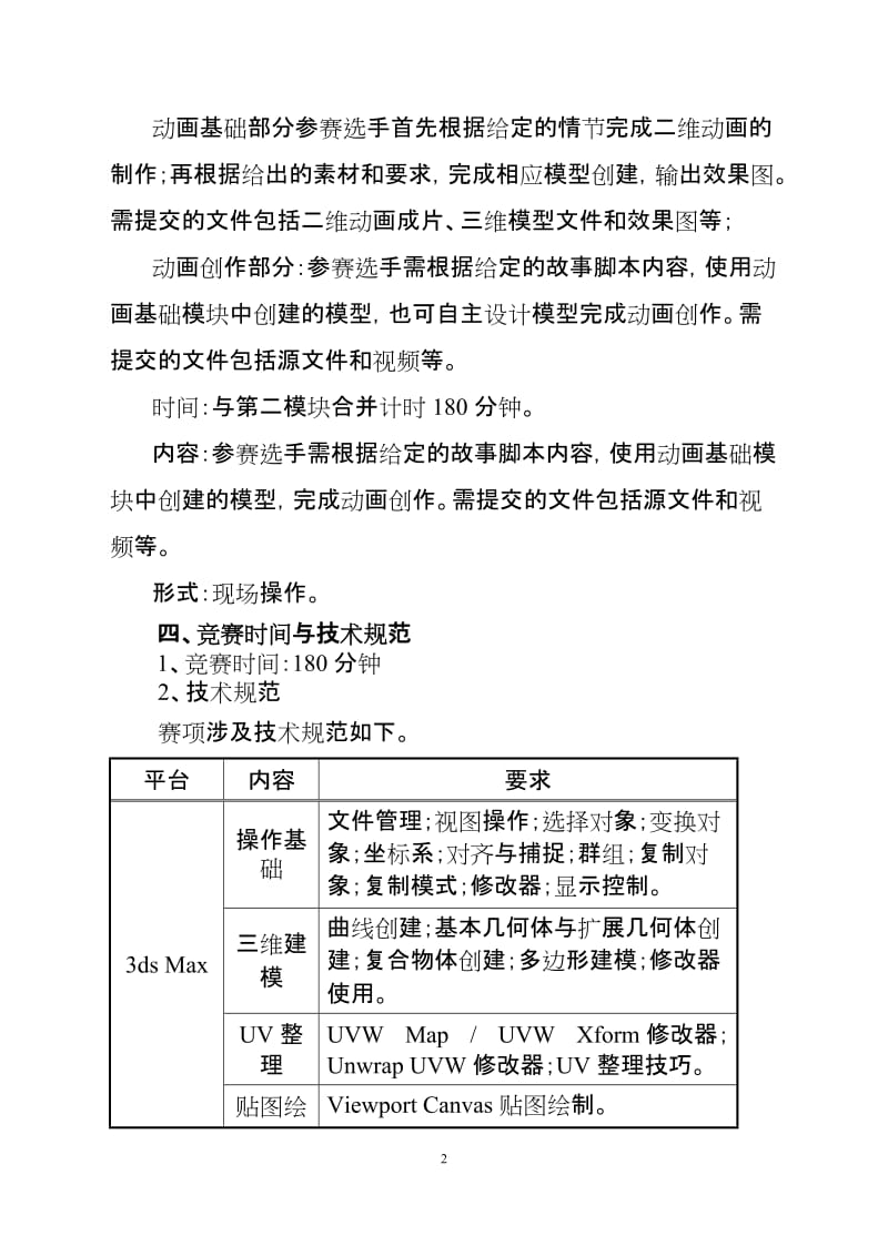 动漫制作比赛技术规程.doc_第2页