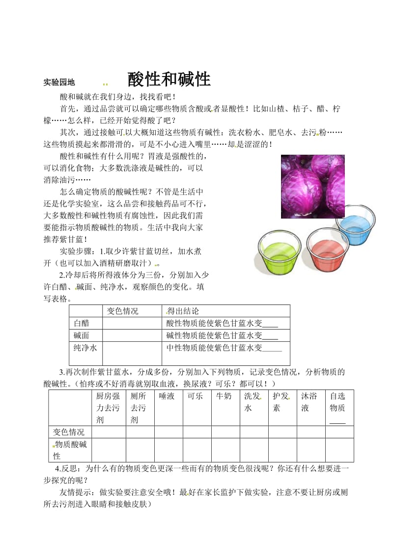 最新 【鲁教版】九年级化学：第7单元 酸性和碱性.doc_第1页