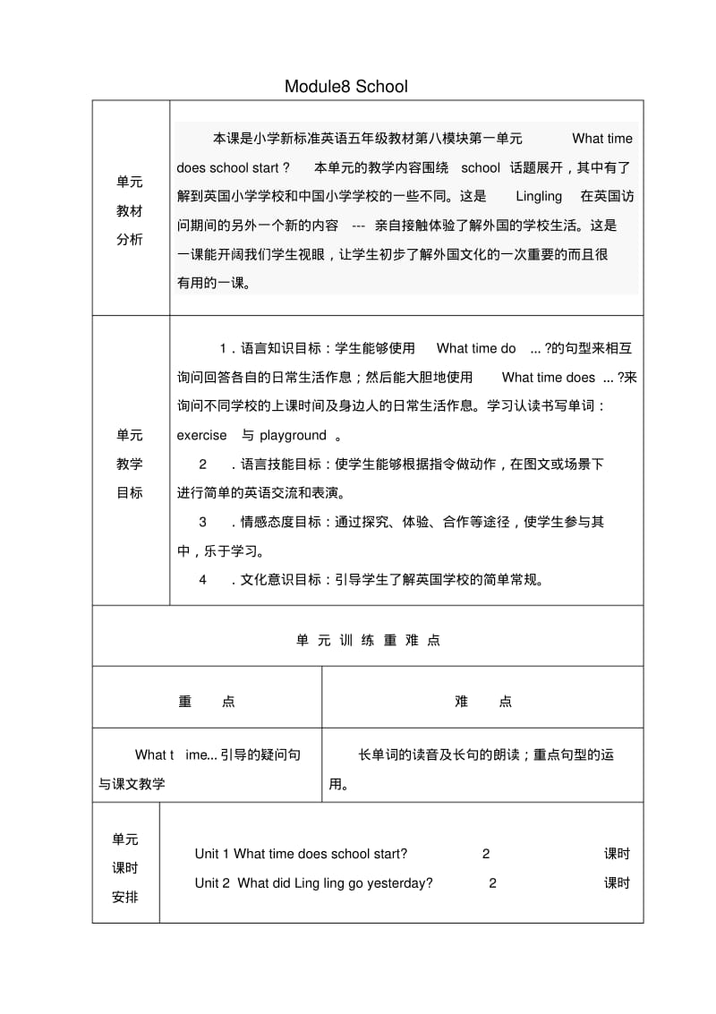 外研社版三起英语五年级上册第八模块教案精编.pdf_第1页