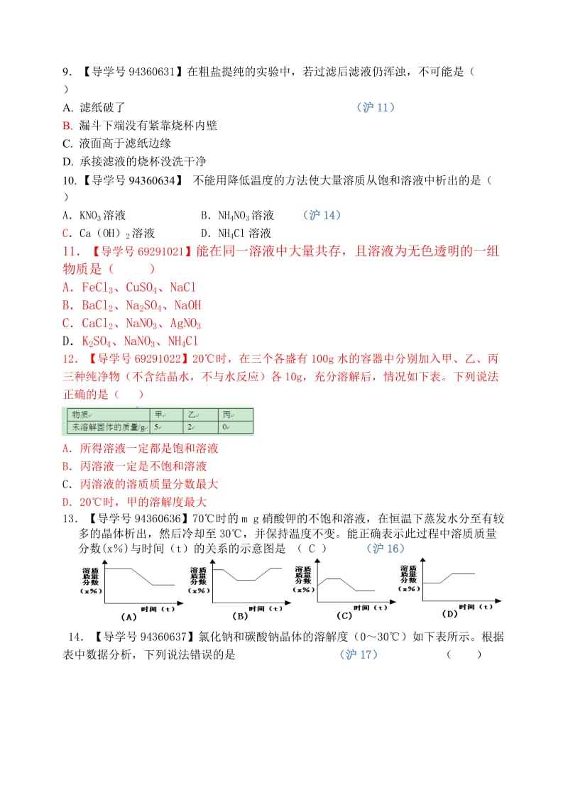 [最新]鲁教版九年级化学：第八单元测试题.doc_第2页