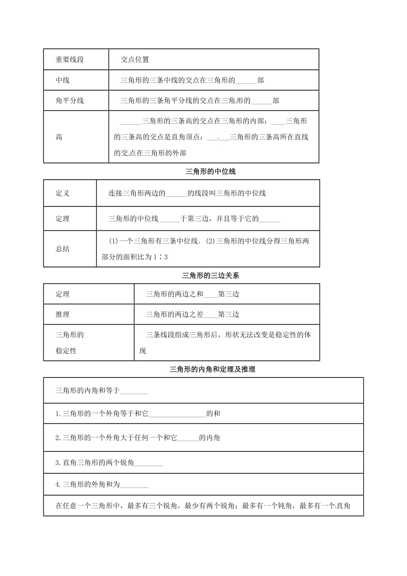 中考数学一轮复习第18讲三角形与多边形教案.doc_第2页