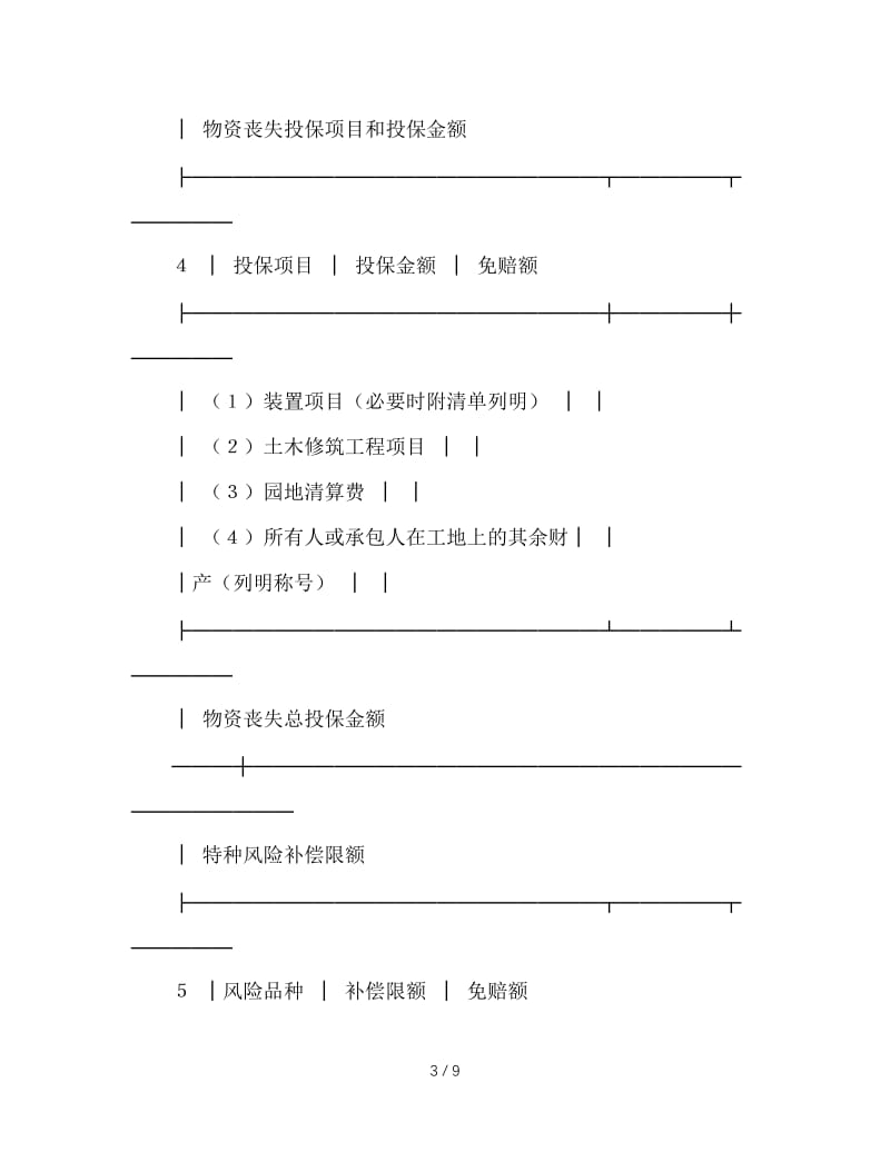 安装工程一切险投保申请书.doc_第3页