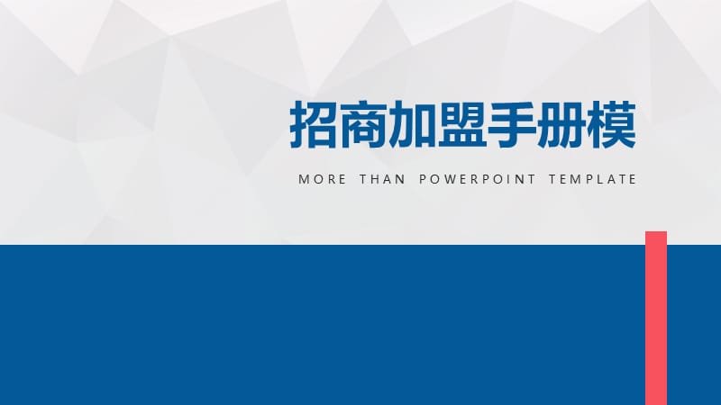 招商加盟手册模ppt.pptx_第1页