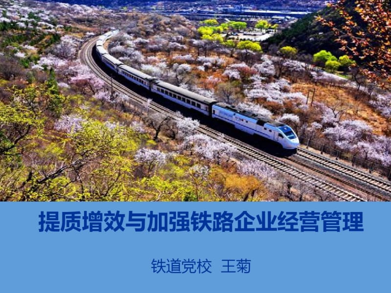 提质增效与加强铁路企业经营管理教材(共73张PPT).pdf_第1页