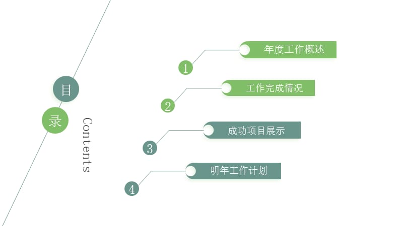 小清新月季度总结计划述职报告PPT模板.pptx_第2页