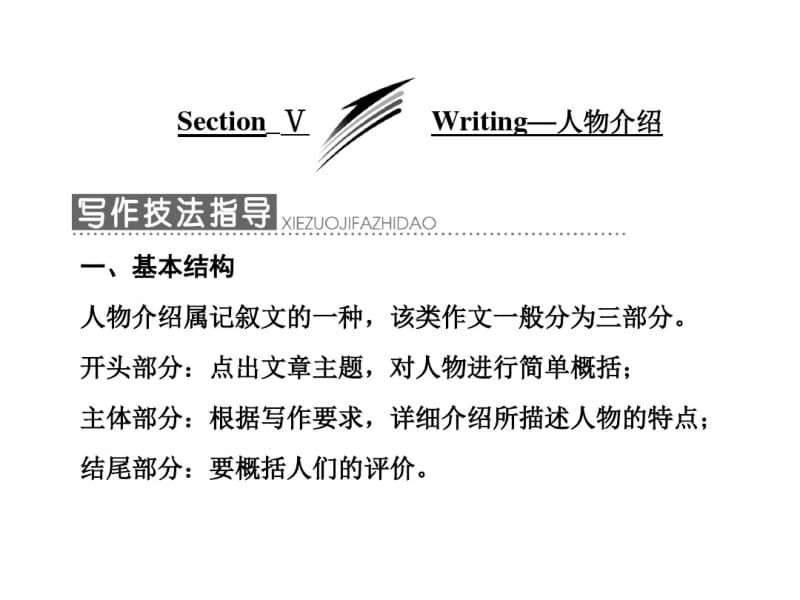 高中英语module2mynewteacherssectionⅴwriting_人物介绍课件外研必修1.pdf_第1页