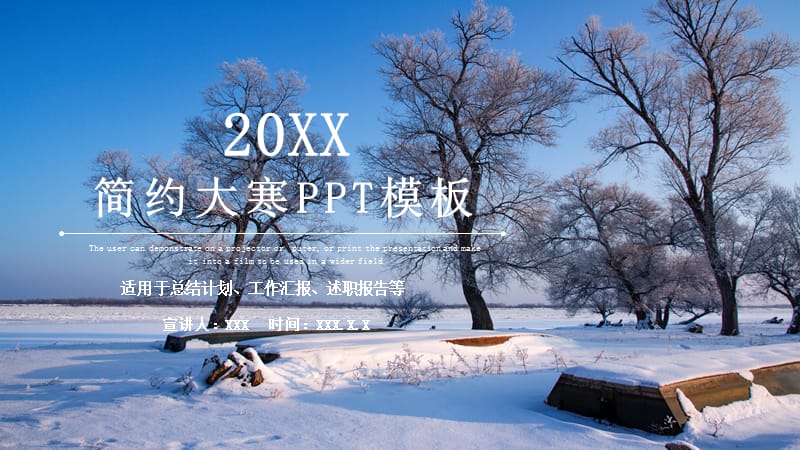 简约传统节气大寒活动策划PPT模板.pptx_第1页