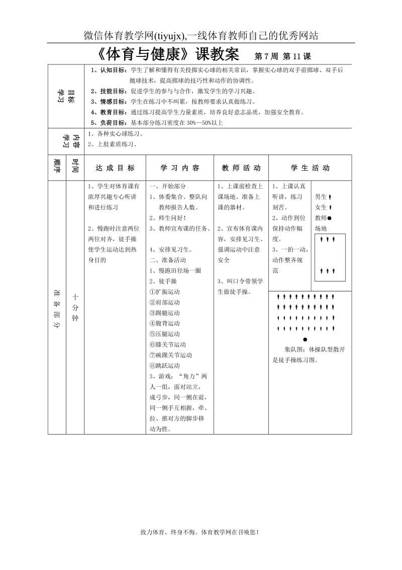 高一年级(体育与健康)教案1111.doc_第1页