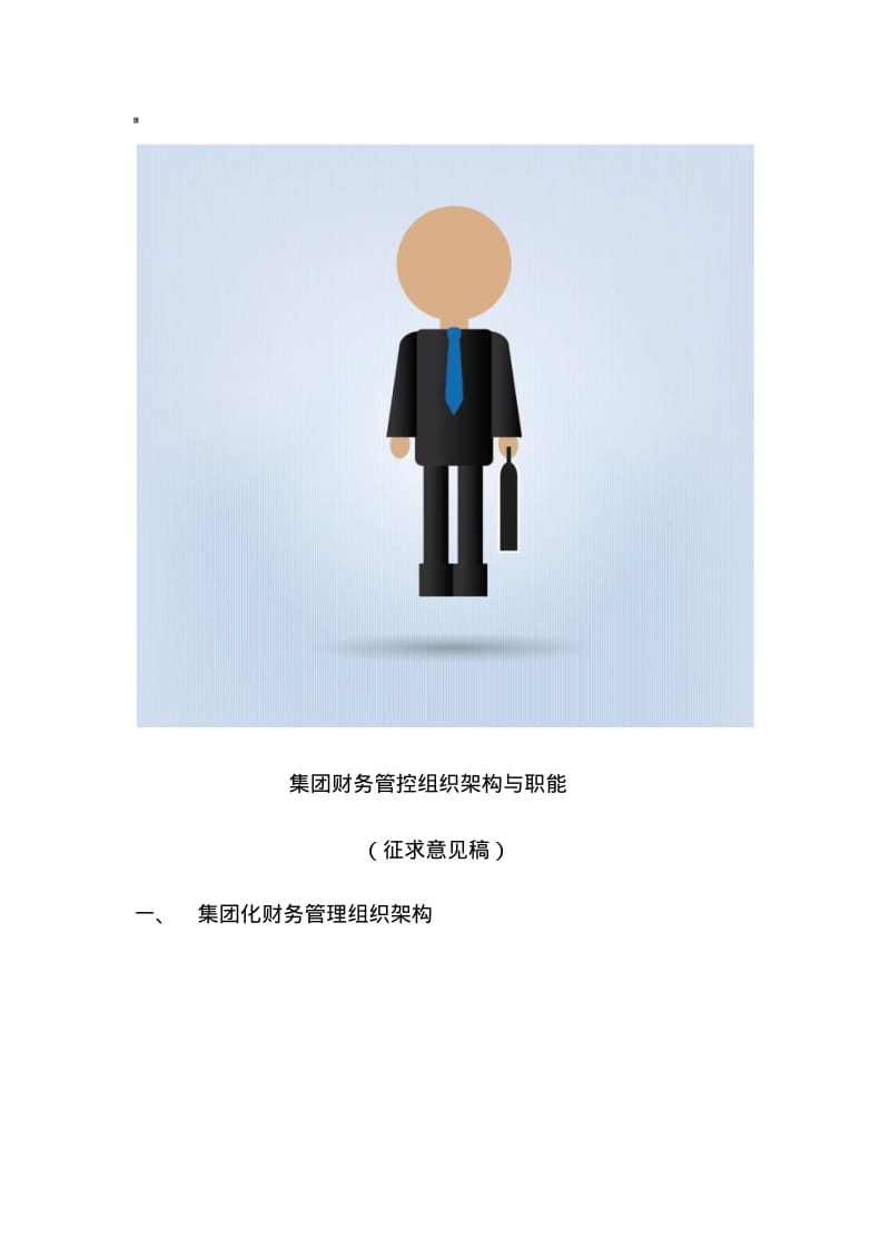 集团财务组织架构与职能.pdf_第1页