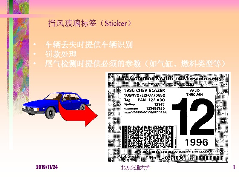 挡风玻璃标签（Sticker）.ppt_第1页