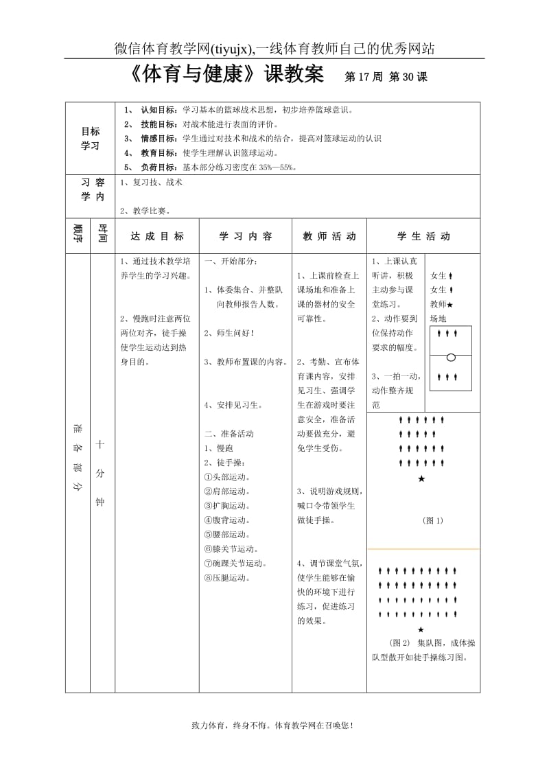 高一年级(体育与健康)教案1130.doc_第1页