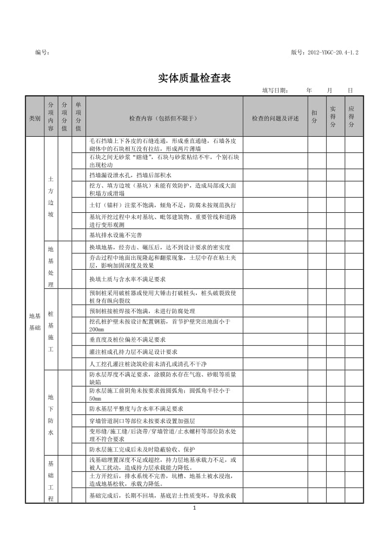 实体质量检查表.doc_第1页