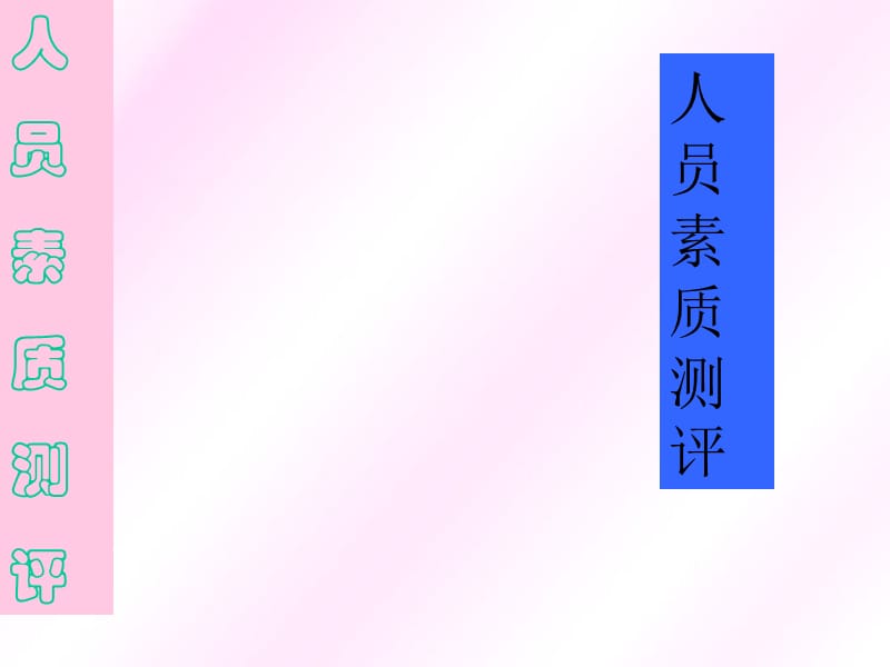 素质测评案例量表.ppt_第1页