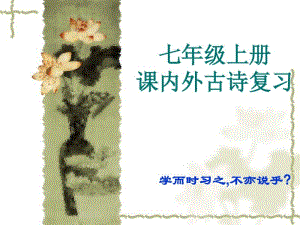 语文：七年级上册古诗复习课件(人教新课标七年级上).pdf