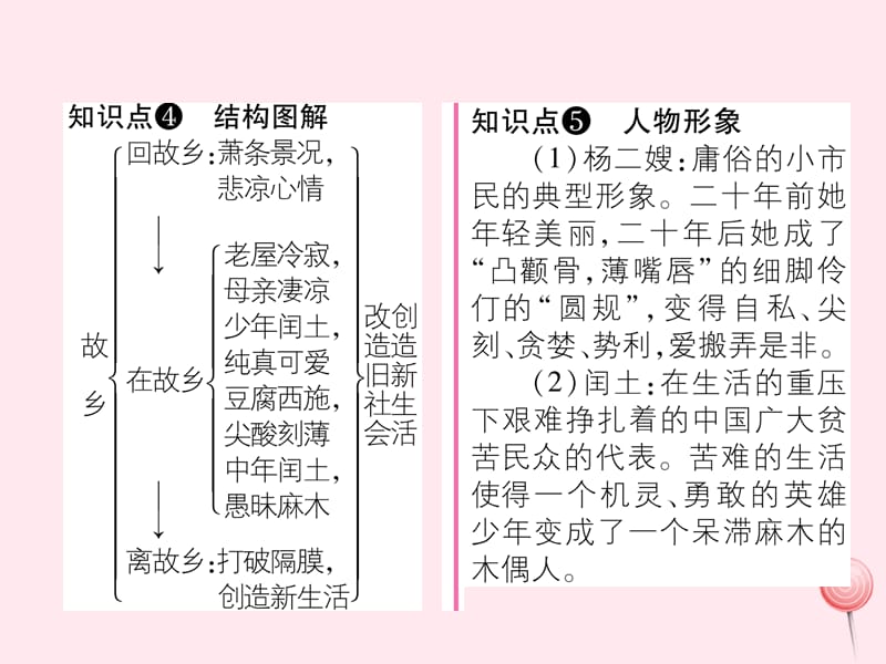 2019秋九年级语文上册第四单元14故乡习题课件新人教版(001).ppt_第3页