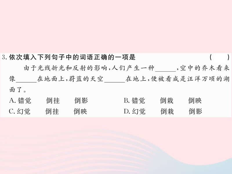 八年级语文下册第三单元10沙漠里的奇怪现象习题课件苏教版.ppt_第3页