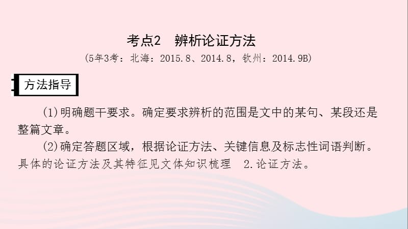 广西2019年中考语文第四部分现代文阅读专题复习三议论文阅读课件.ppt_第3页