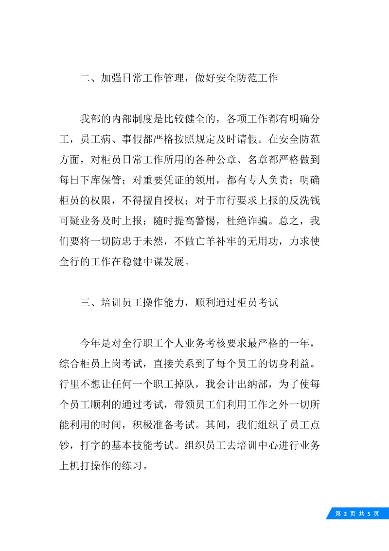 会计出纳年度工作小结范文.docx_第2页