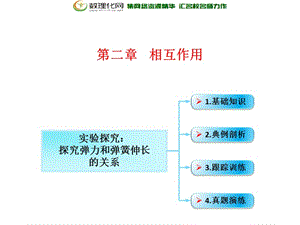 第2章 第1节（课时3） 重力 弹力-实验探究：探究弹力和弹簧伸长的关系-2018年物理高三一轮总复习课件（鲁教版） .ppt