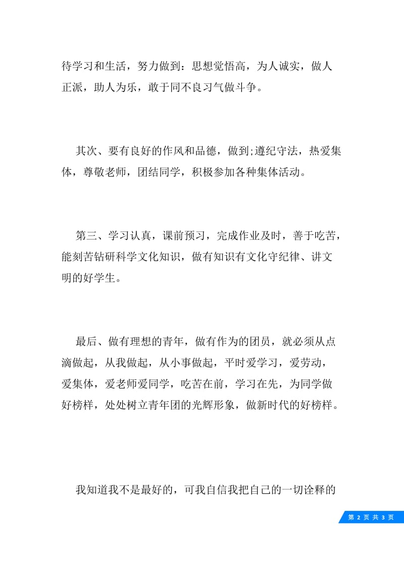 团员个人总结1000字.docx_第2页