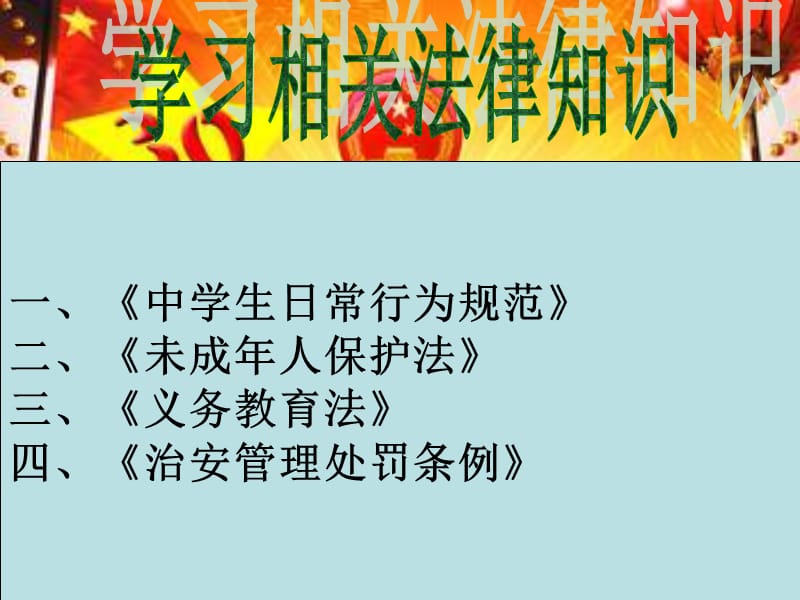 中学生法制教育主题班会.ppt_第3页