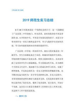 2019师范生实习总结.doc