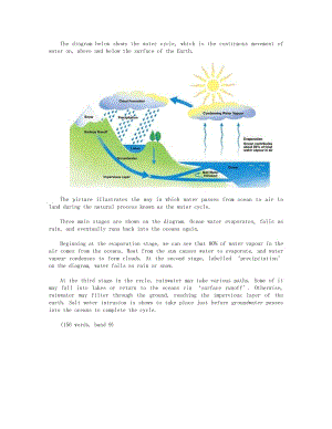 Simon雅思小作文真题范文 Task 1： water cycle essay.doc