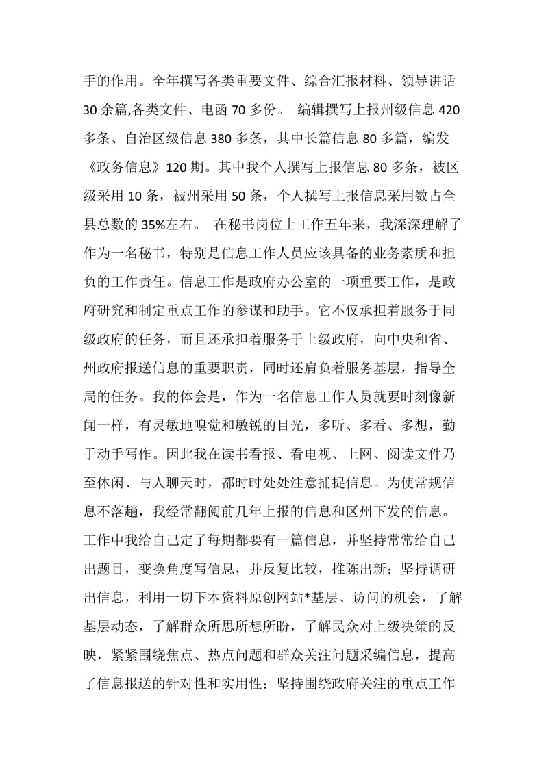 20XX年政务信息个人总结.doc_第2页