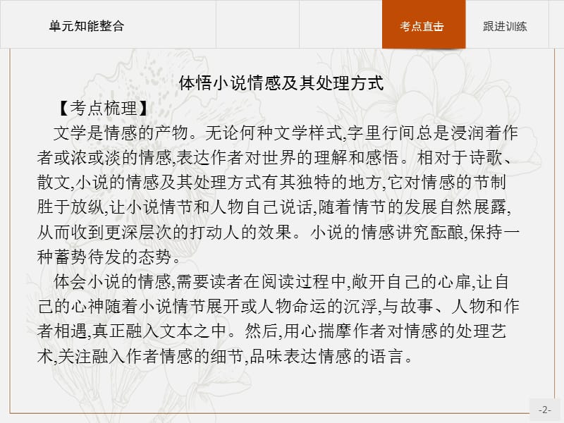 2019-2020学年语文人教选修《外国小说欣赏》课件：单元知能整合 第七单元 .pptx_第2页