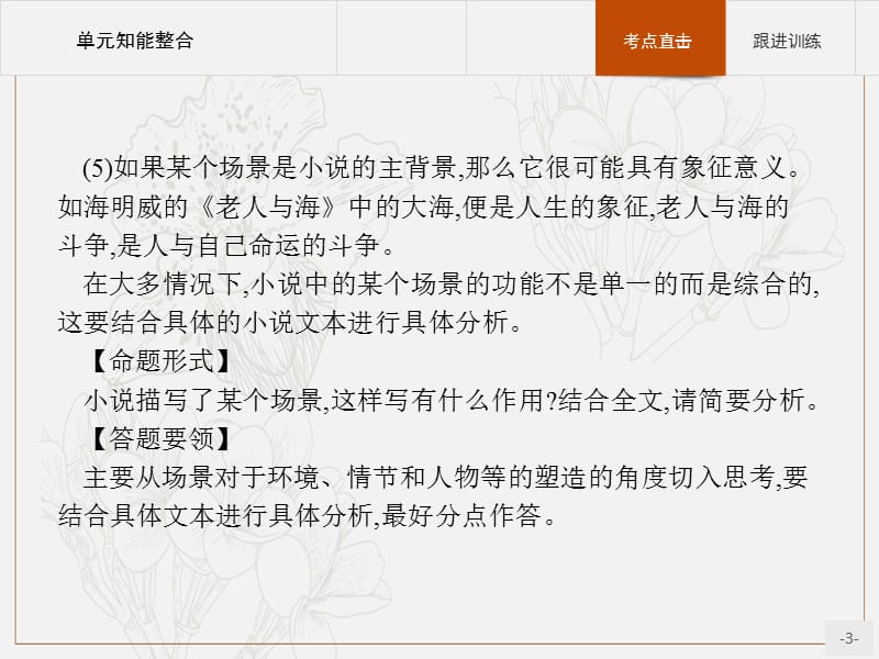 2019-2020学年语文人教选修《外国小说欣赏》课件：单元知能整合 第二单元 .pptx_第3页