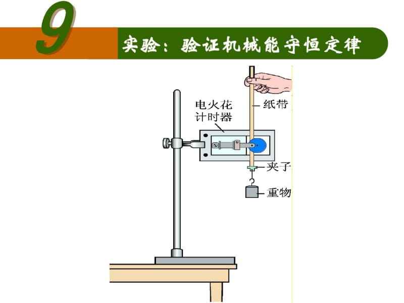 新人教版高中物理必修二7.9验证机械能守恒定律课件(共26张PPT).pdf_第1页