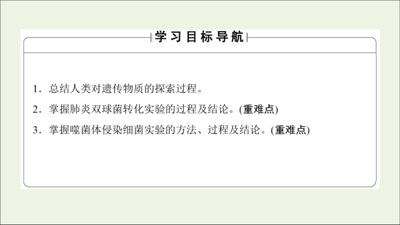 2018-2019高中生物第3单元第1章第1节遗传物质的发现课件中图版必修2.pdf_第2页