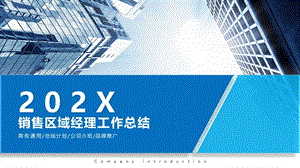 销售区域经理工作总结ppt.pptx