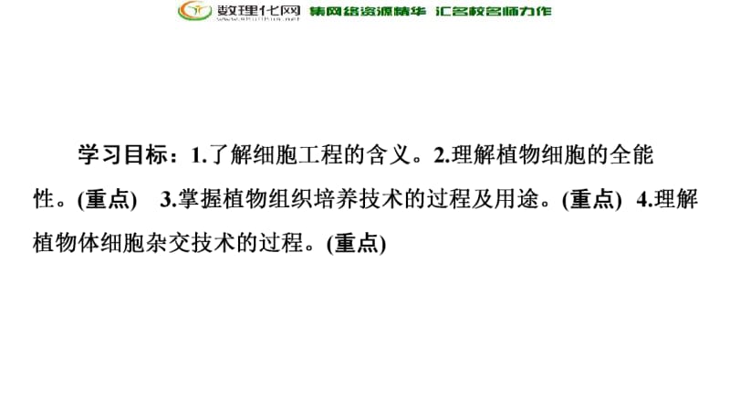 2019-2020学年人教版生物选修三课件：专题2 2.1.1　植物细胞工程的基本技术 .pdf_第2页