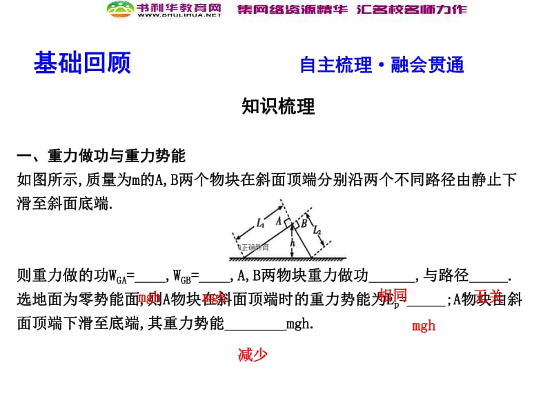 2020届高考物理总复习教科版课件：第5章 机械能 第2课时 机械能守恒定律 .pdf_第3页